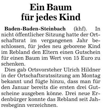 ABB 06.02.15 Ein Baum für jedes Kind