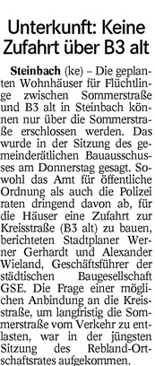 BT 16.01.16 Gehweg Yburgstr. + Keine Zufahrt über B3 al