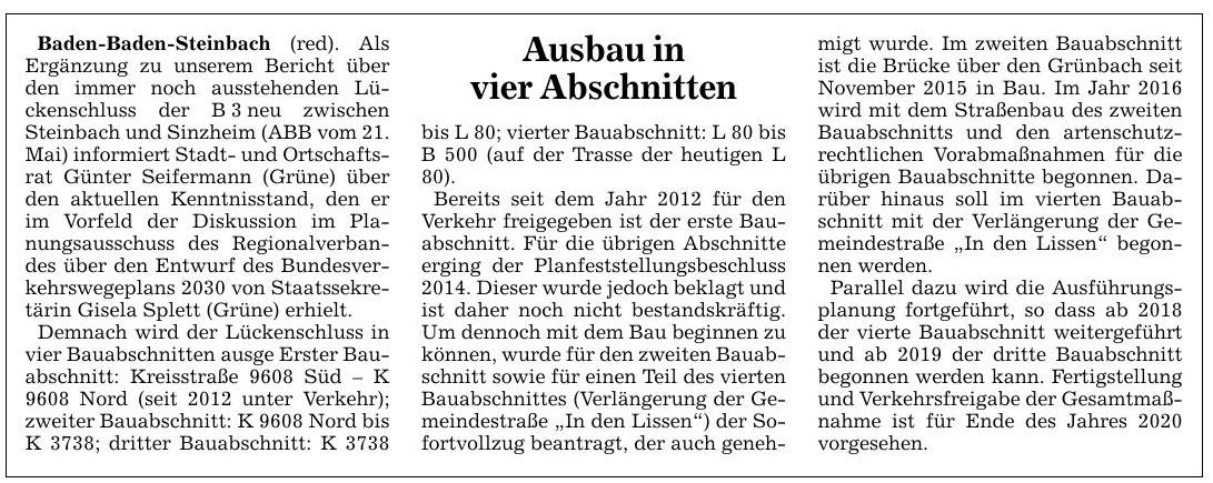 ABB 24.05.16  Ausbau in vier Abschnitten