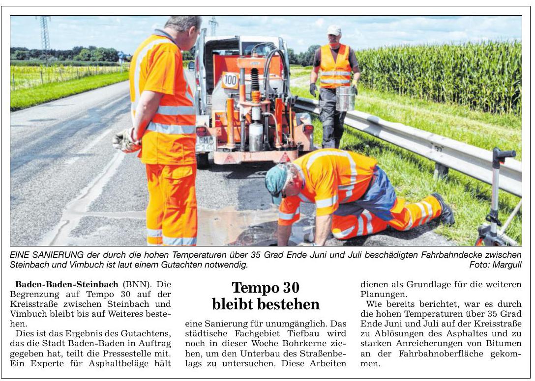 BNN 11.08.16 Tempo 30 bleibt vorerst