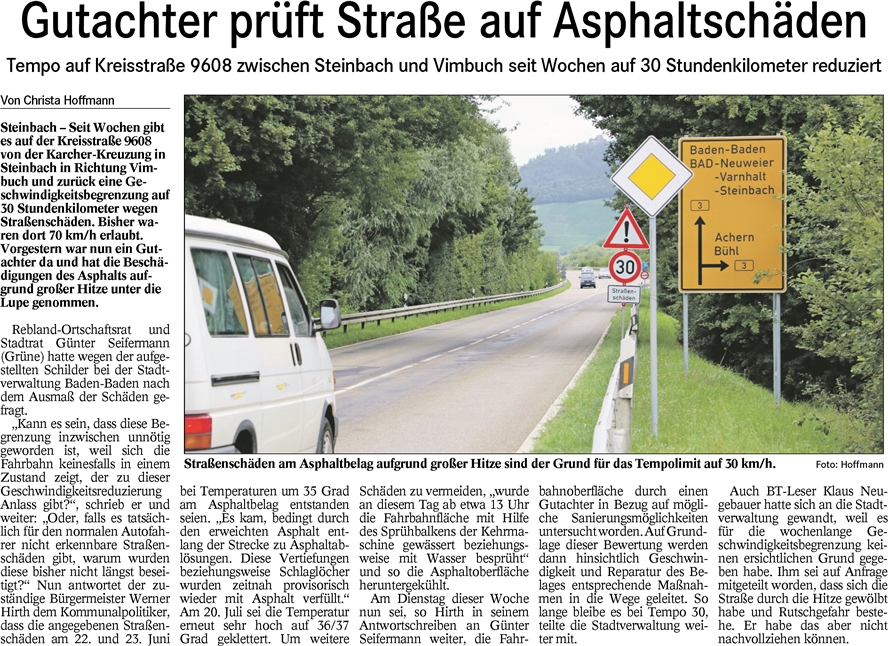 BT 04.08.16 Gutachter prüft Straße
