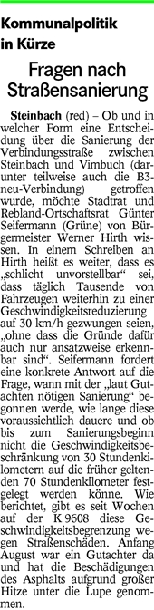 BT 25.08.16 Frage nach Straßensanierung